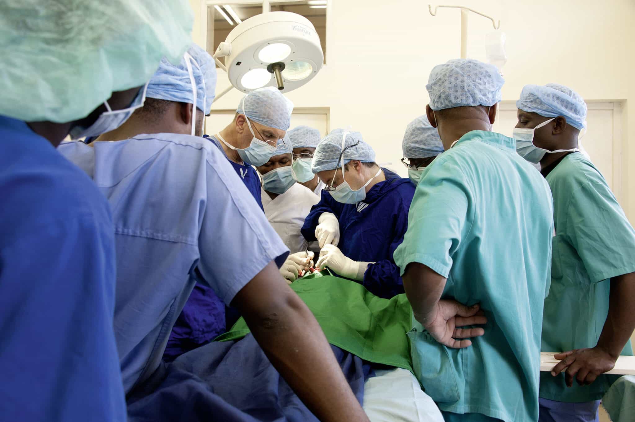 Early 2nd CHANCE mission in the operating theatre
