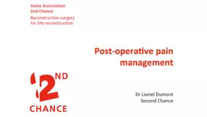 203 - Post Operative Pain - Dr Lionel DUMONT